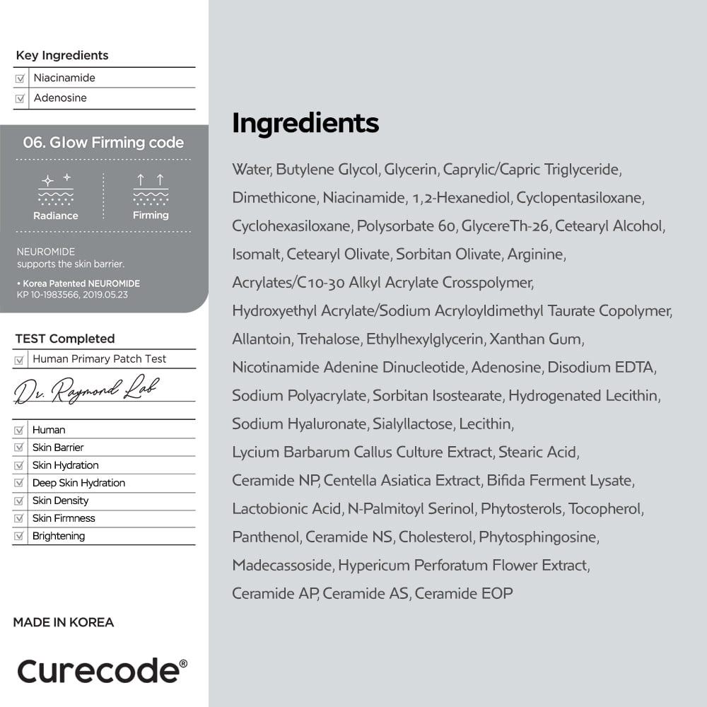Curecode ExoNAD+ Firming Mask