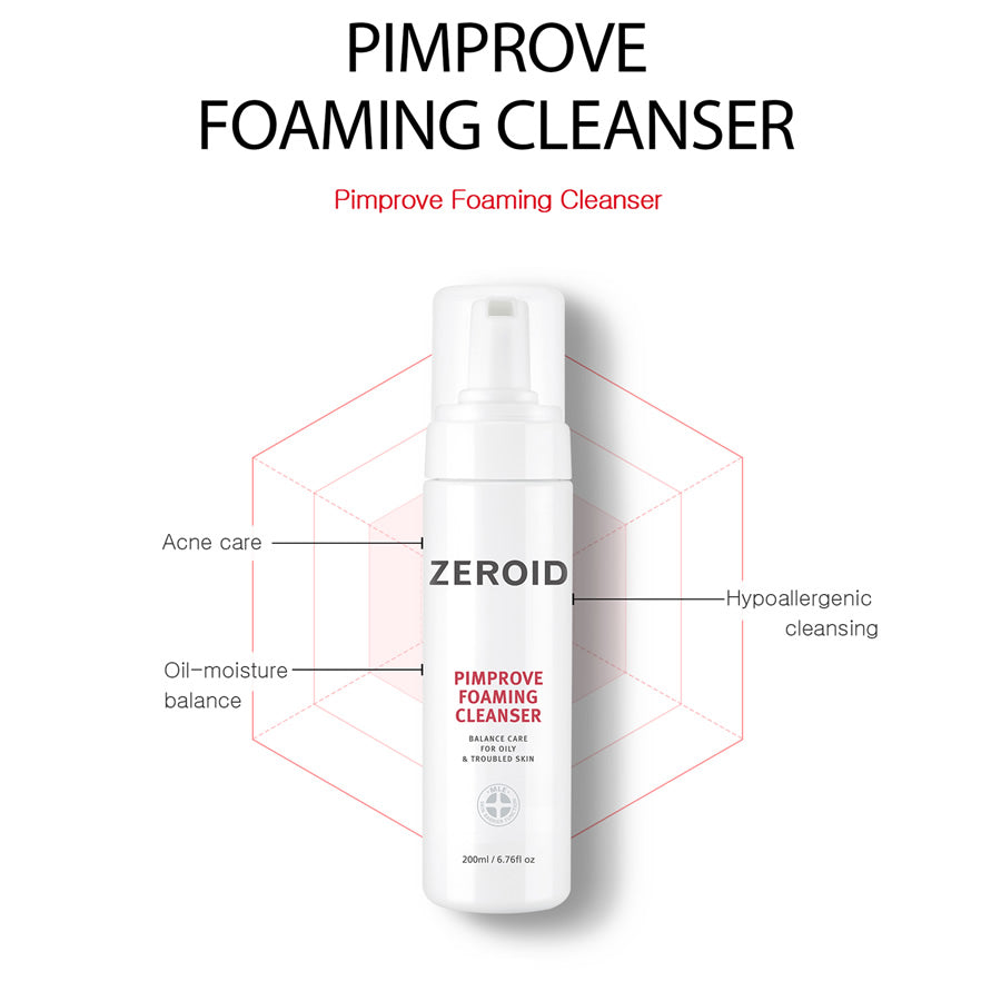 ZEROID Pimprove Foaming Cleanser