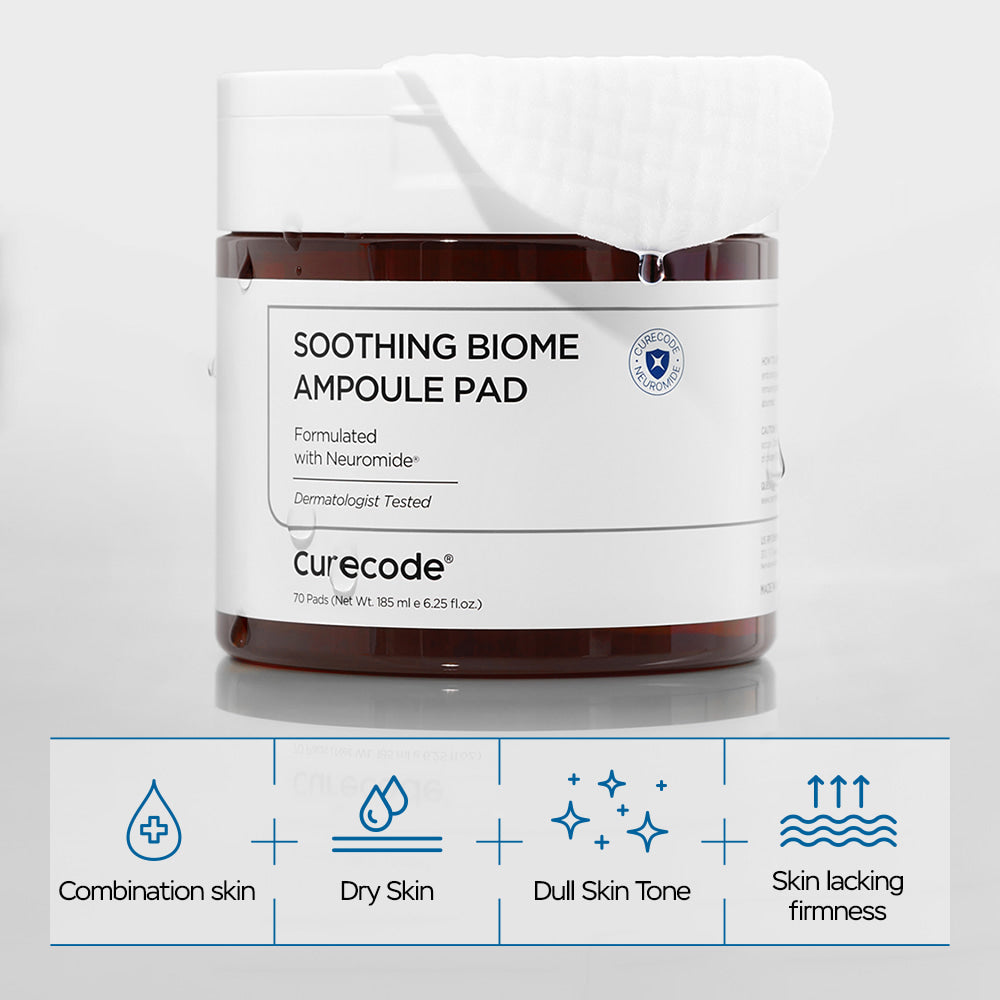 Curecode Soothing Biome Ampoule Pad